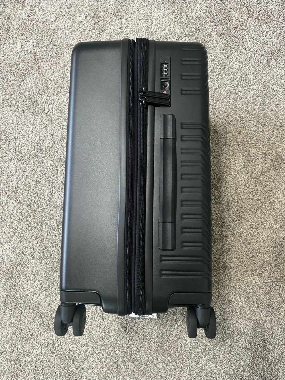 New Nike Air Force 1 22” Hardshell Carry-On Luggage Suitcase Black 52L TSA Lock